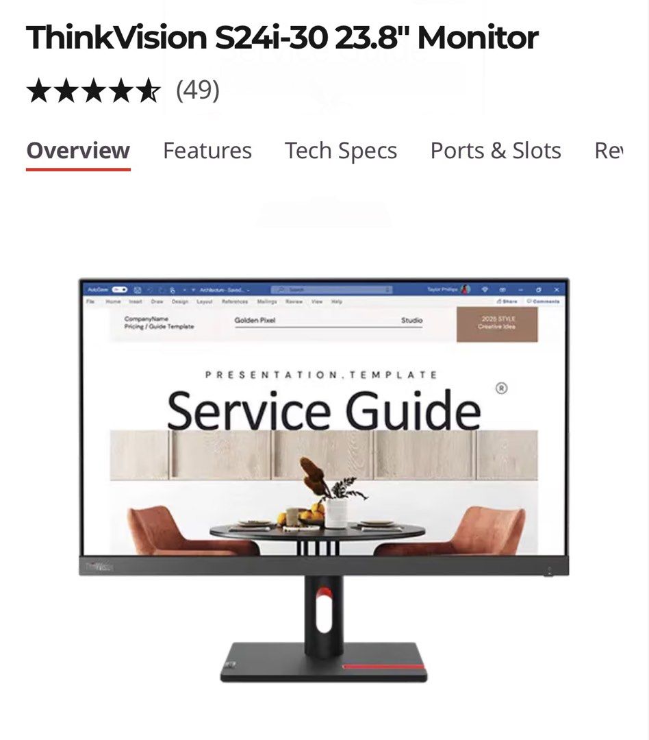 Thinkvision S24i-30444139950929367040
