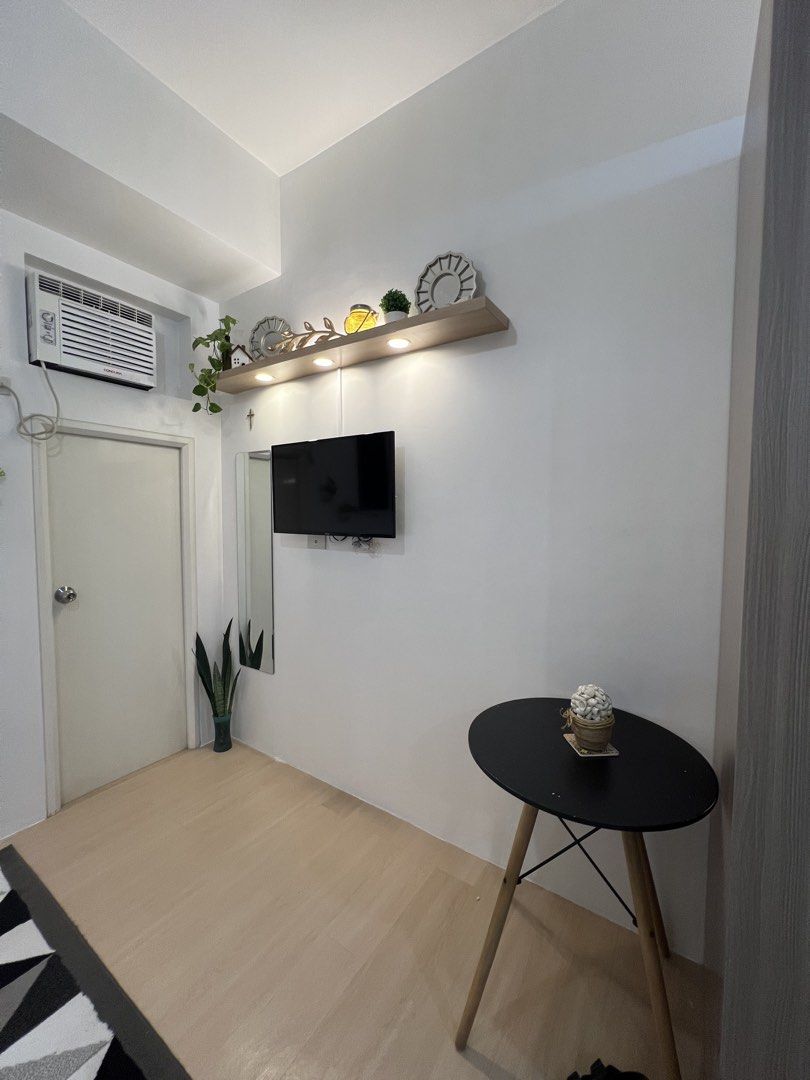 Torre Sur (Category: Apartments & Condos) located in Las Pinas. Submitted by oddwater_fab6df (Listing ID 1435739733, Image 3). Description: For Sale Torre Sur 16.95sqm Studio Type Unit Unit Features: Range hood Electric stove top Window type aircon Refrigerator Table with chairs Built in kitchen cabinet Wardrobe closet Key access card system Intercom Doorbell Drying Area Building features: Function halls Library Swimming pool Fitness center 24 ho
