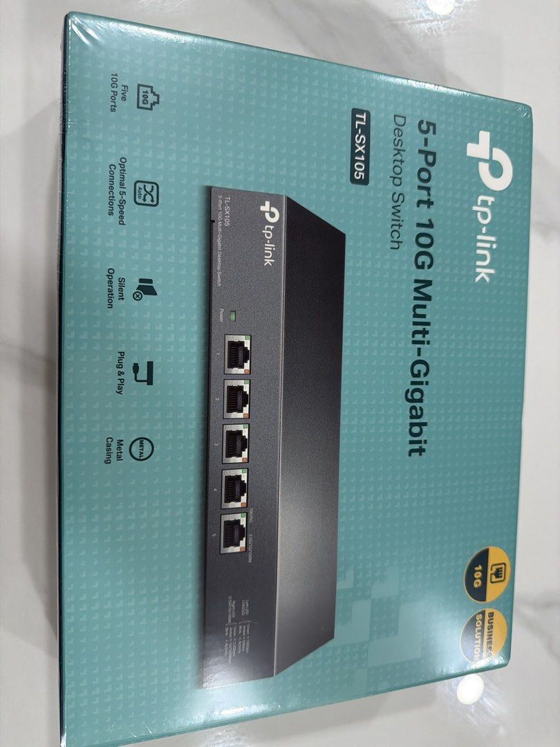 TP-Link 5-Port 10G Multi-Gigabit Desktop Switch TL-SX105