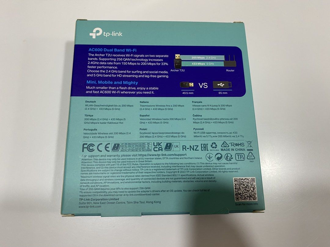 TP-Link AC600 Mini Wireless USB Adapter Archer T2U443877671515596801