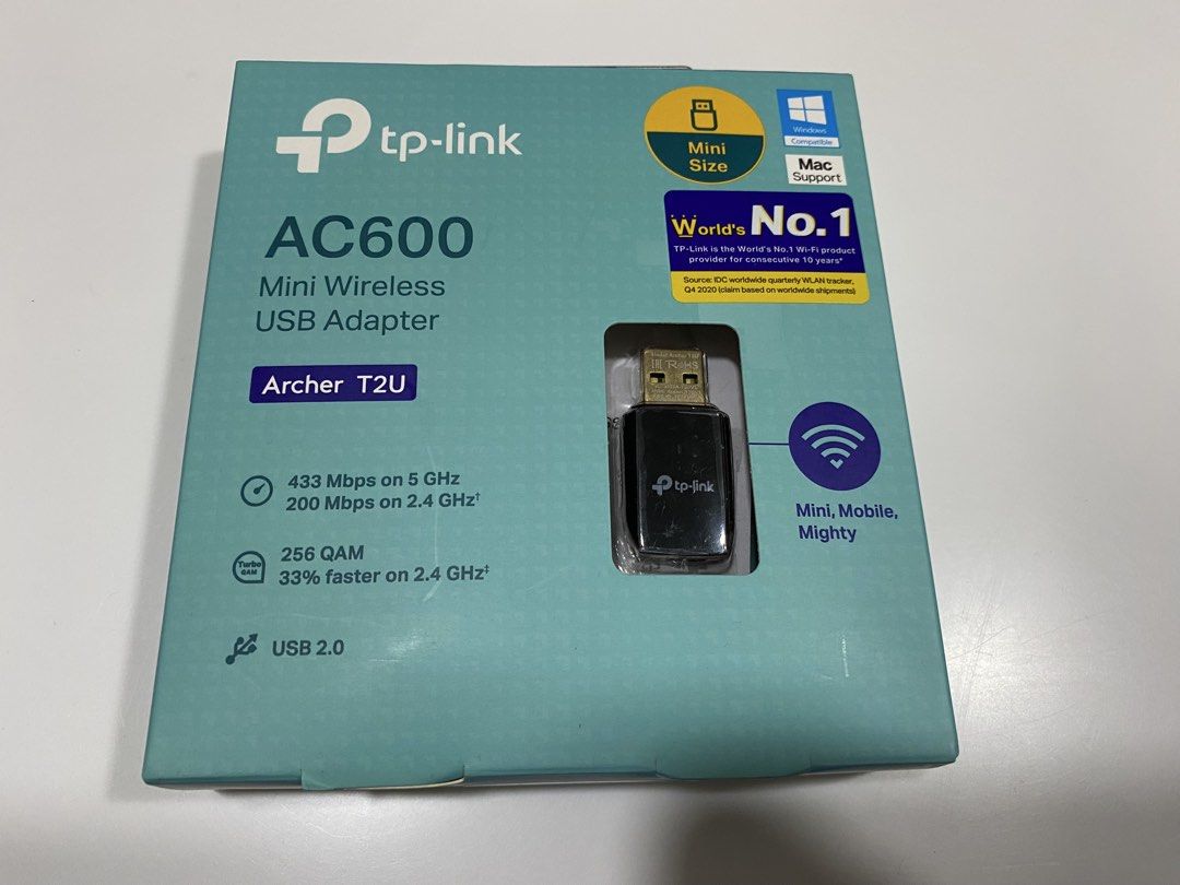 TP-Link AC600 Mini Wireless USB Adapter Archer T2U