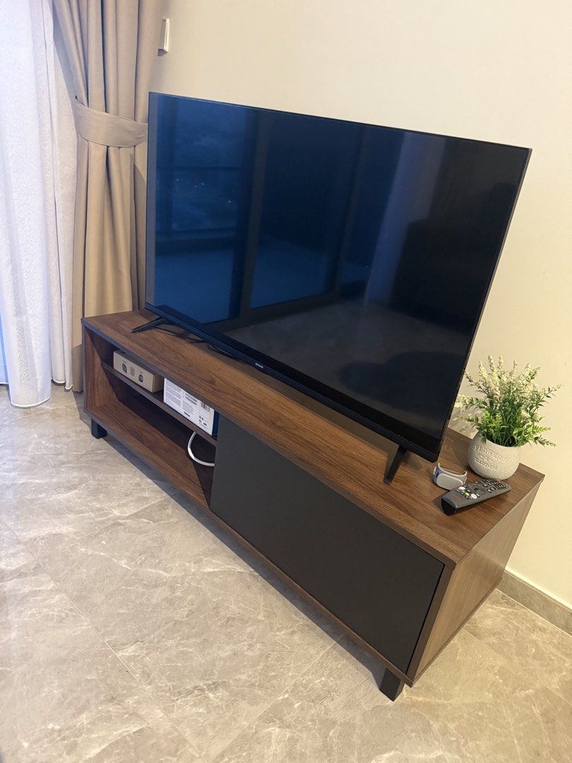 TV Console with TV