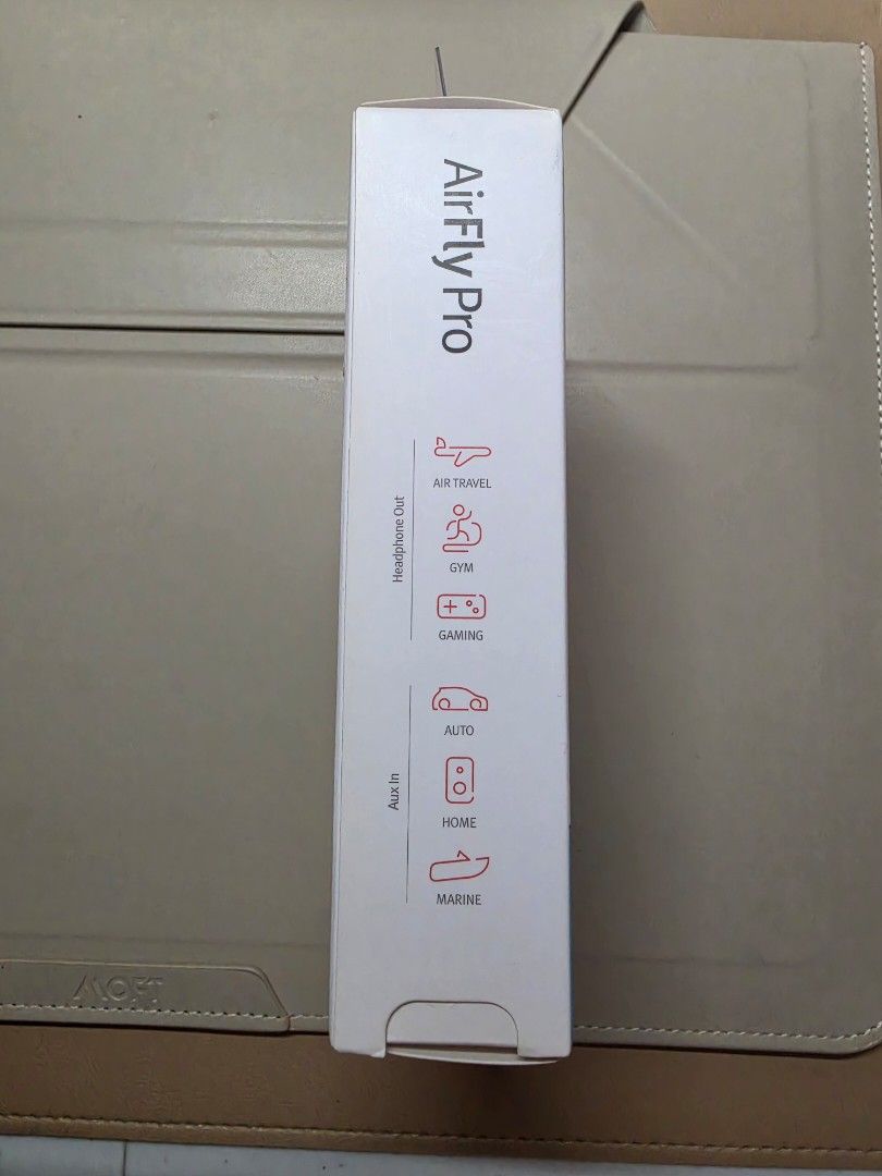 Twelve South AirFly Pro Bluetooth Transmitter - White (Category: Earphones) located in Valenzuela. Submitted by minami34 (Listing ID 1435722611, Image 2). Description: - AirFly Pro by Twelve South: Wireless audio adapter. - Super brand new, still sealed and never used - Connects two wireless headphones to any device with a headphone jack. - 25+ hour battery life. - Ideal for gym, car, and home use. Reason for selling: Declutter Note: Shipping Fee