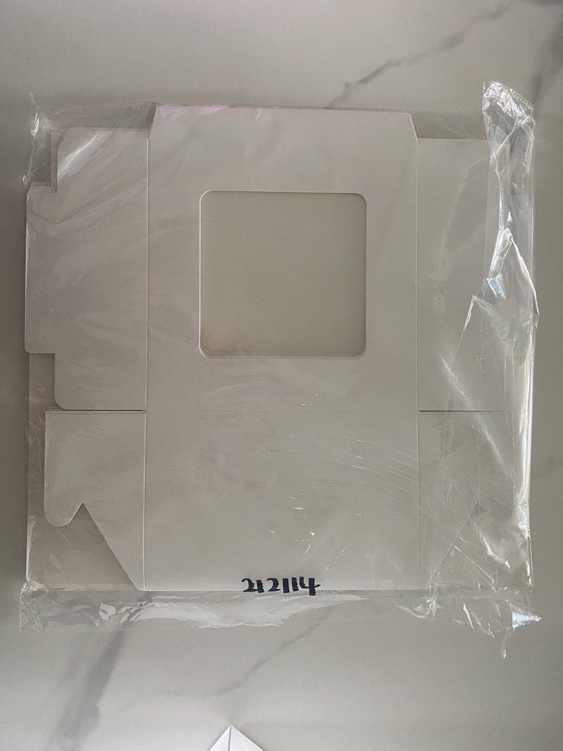 White Cake Box with Window443742395827507200