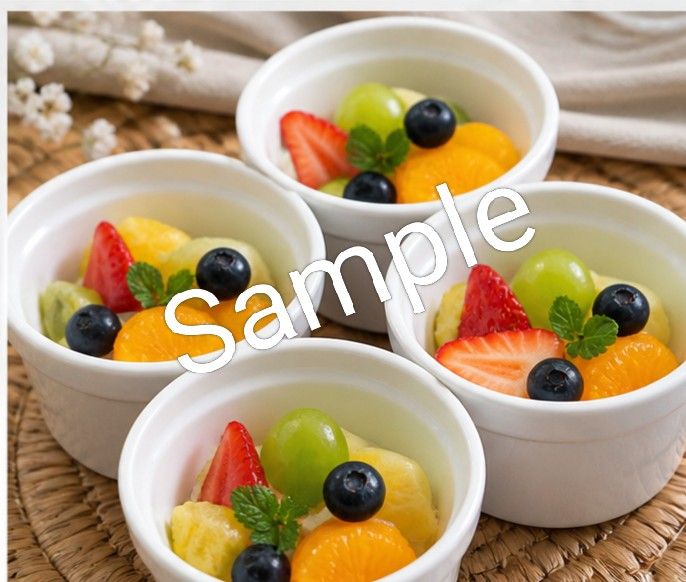 White Ceramic Ramekins - Set of 100 per box444073988148449287