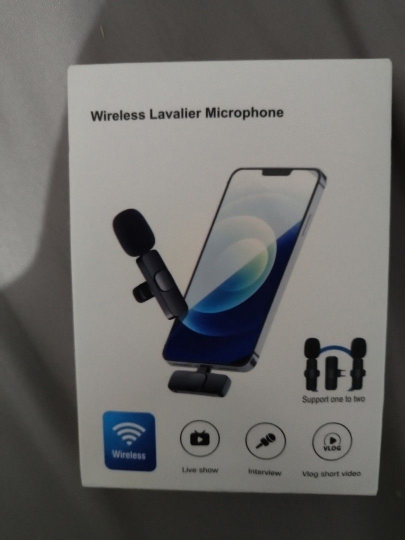 Wireless Lavalier Microphone for iPhone