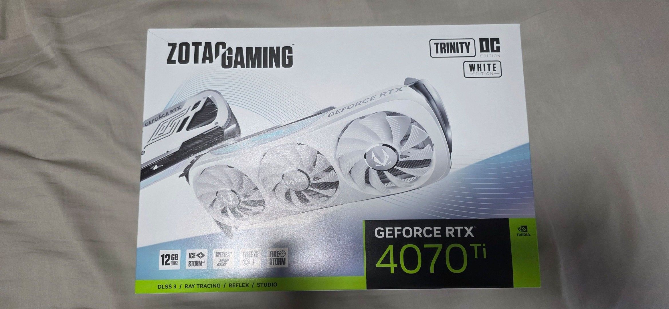ZOTAC RTX 4070 Ti Trinity OC White444007191676211200