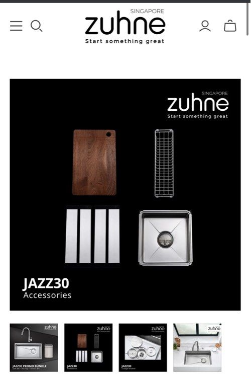 Zuhne Foldable Drying Rack (Compatible JAZZ30 Kitchen Sink Accessories)