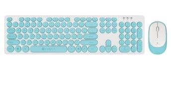 [2 instock] COBALT Bubble Keys Wireless Keyboard & Mouse Set468562805575526401
