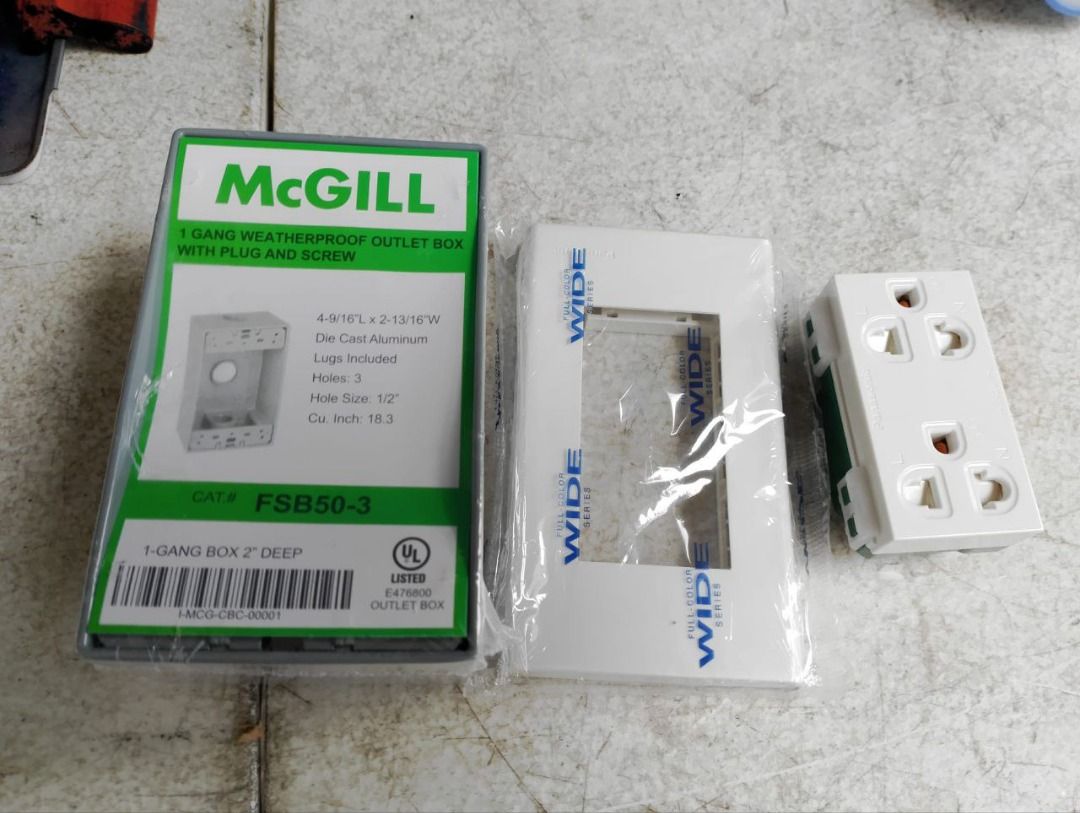2-gang outlet w/ alum case (Category: Everything Else Others) located in Manila. Submitted by joeyroque09 (Listing ID 1440765987, Image 1). Description: 2-gang outlet w/ alum case Price: 770.