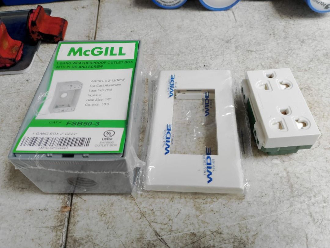 2-gang outlet w/ alum case (Category: Everything Else Others) located in Manila. Submitted by joeyroque09 (Listing ID 1440765987, Image 2). Description: 2-gang outlet w/ alum case Price: 770.