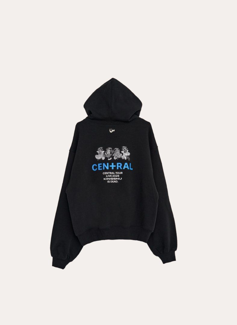 放/換King Gnu - KG IS DEAD HOODIE [Black] - KING GNU CEN+RAL Tour