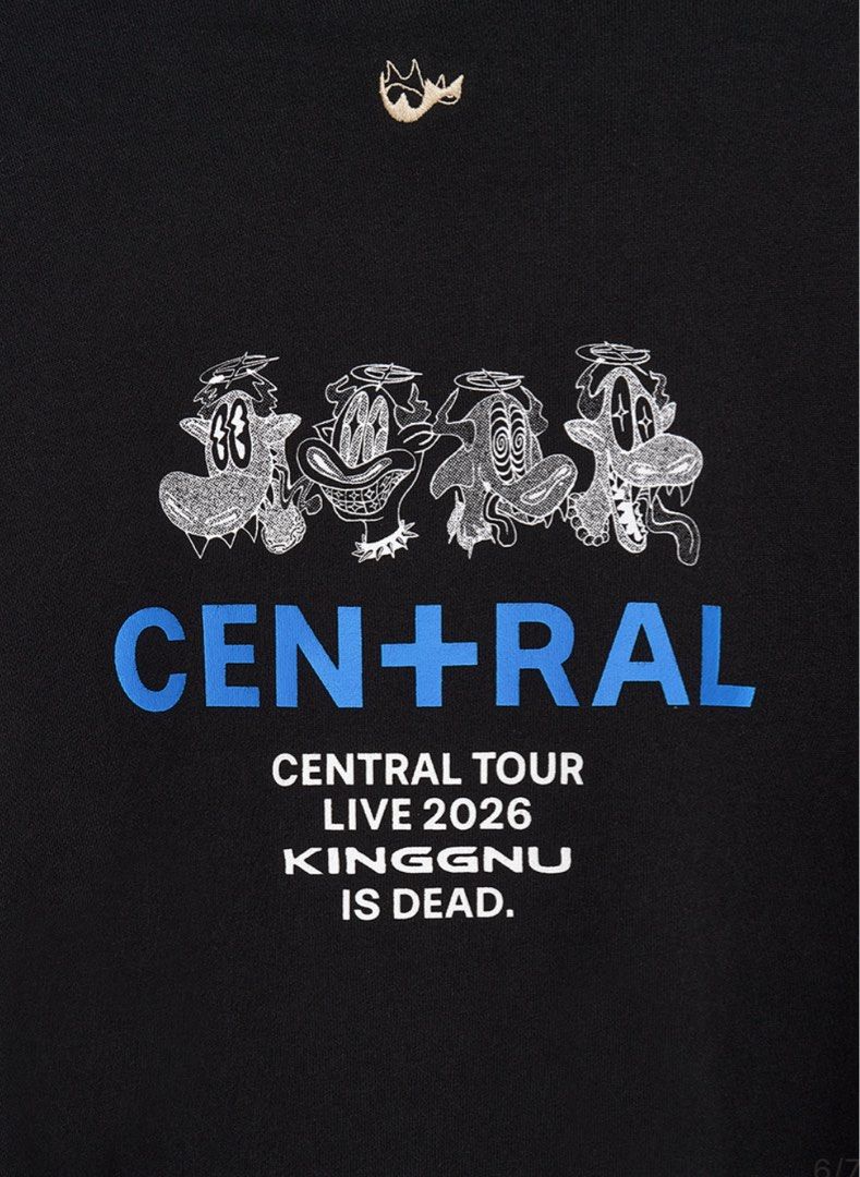 放/換King Gnu - KG IS DEAD HOODIE [Black] - KING GNU CEN+RAL Tour