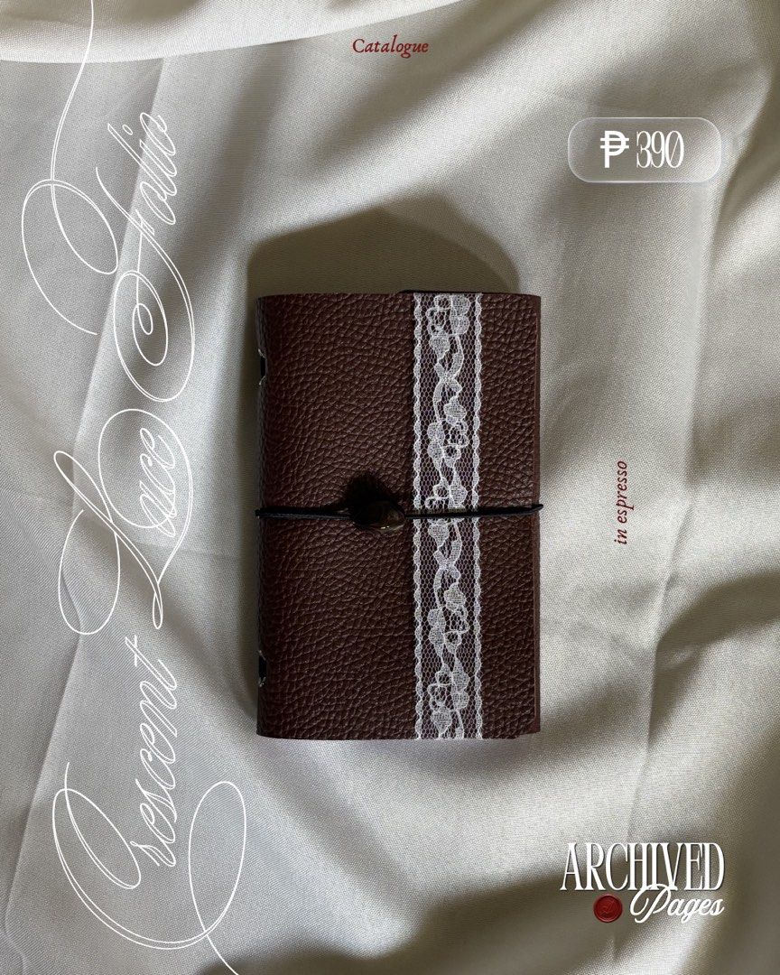 A6 Trifold Faux Leather Journal (Category: Stationery & School Supplies) located in Rizal. Submitted by archivedpages.ph (Listing ID 1440791147, Image 1). Description: Ready to ship 💌 MOP: BDO, Maribank, or Gcash MOD: J&T, Grab, or Lalamove.