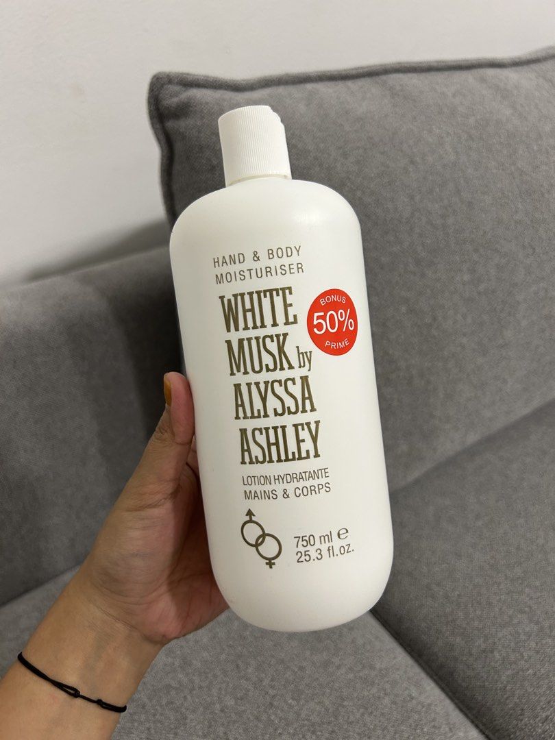Alyssa Ashley body lotion 750 ml (Category: Body Care) located in Calamba. Submitted by biyanggg (Listing ID 1440761527, Image 1). Description: 3 pcs each variant Plus local sf .
