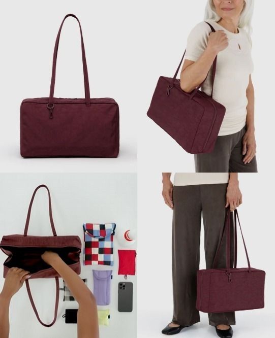 Baggu Medium Bowler Bag in Mahogany LAST PRICE Free SF (Category: Shoulder Bags) located in Baguio. Submitted by catdeclutters (Listing ID 1404384858, Image 2). Description: Fixed, free shipping Actual pic posted Brand new, no more pics From Certified Calm.