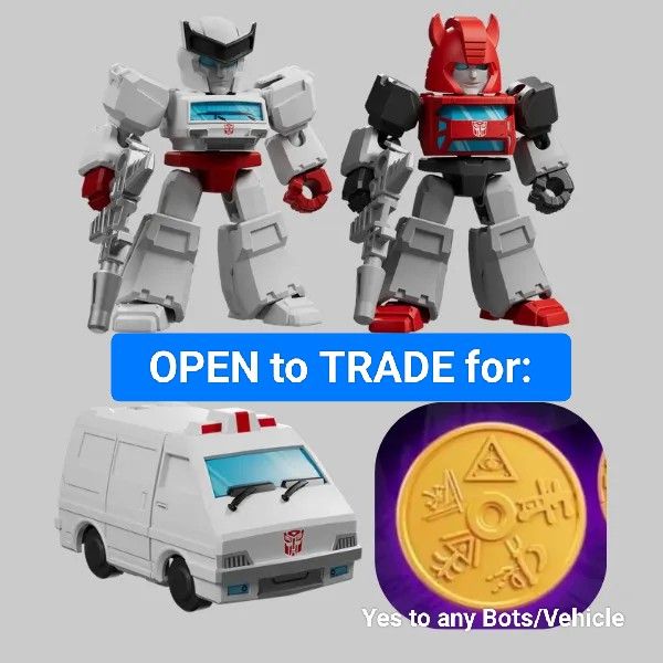 BLOKEES TRANSFORMERS Rush SALE and TRADE (Category: Action & Battle Toys) located in Quezon City. Submitted by jordalandan (Listing ID 1440826185, Image 2). Description: ALL UNSCANNED and SEALED Condition - Whole Set ✅: 1400 (negotiable) - Break set ✅: Prices listed sa Pics - Trade/Swap ✅: Ratchet Robot & Vehicle mode, Cliffjumper, Golden Disk - Rodimus Prime - Rodimus Prime Vehicle - SG Megatron - Brilliant Hound - Rumble - Scourge - SG Rodimus 