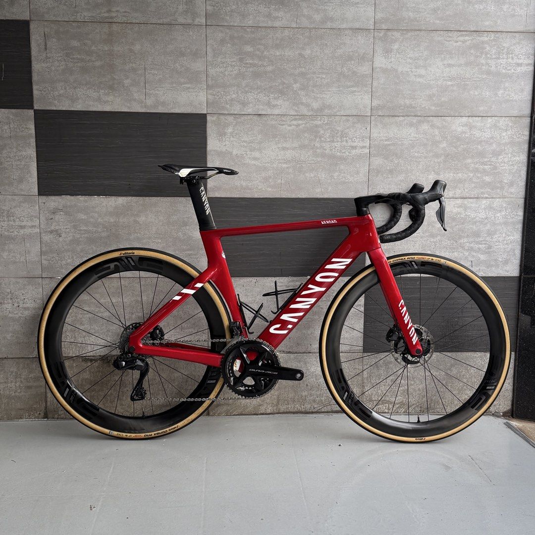 Canyon Aeroad CFR Disc Road Bike - MVDP RED - Size S, Sports