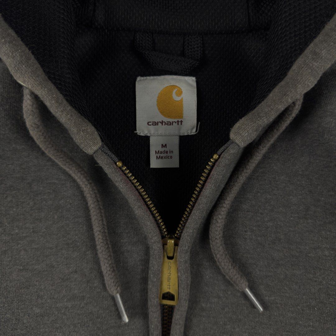 Carhartt Rain Defender (Category: Coats, Jackets and Outerwear) located in Bulacan. Submitted by b4mzz (Listing ID 1440948158, Image 3). Description: - [ ] Carhartt Rain Defender (Gray) Medium on tag🏷️ Width: 25 Length: 29.5 Condition: Good Issue: Minimal Marilao, Bulacan📌 Can ship nationwide🚚.
