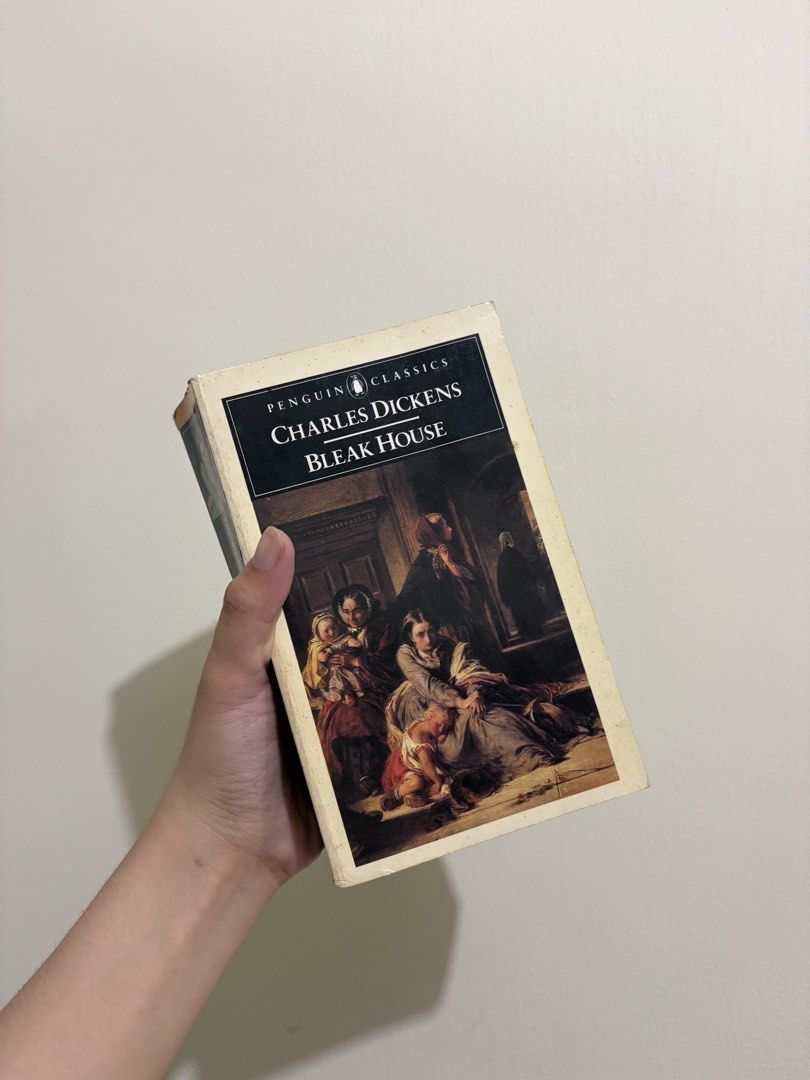Charles Dickens Bleak House Penguin Classics Paperback (Category: Storybooks) located in San Juan. Submitted by laurice4 (Listing ID 1440857169, Image 1). Description: - Penguin Classics edition of Charles Dickens' Bleak House - Classic novel - Pages are yellowed due to age - Cover shows some wear and tear - Spine has creases - Overall, still a good and readable copy for literature enthusiasts Payment first + sf/hf ‼️ MOP: Gcash/Bank Transfer No 
