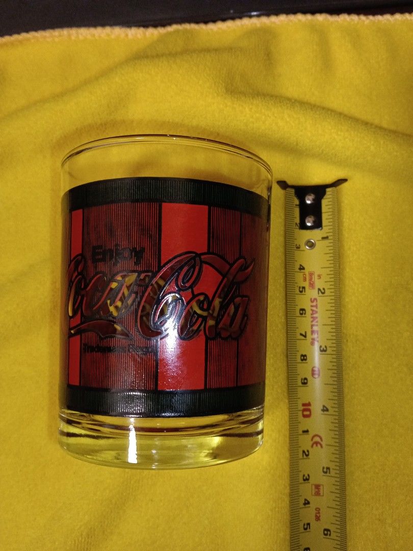 Coca-Cola Glass Red Stripe Design468762202976430082