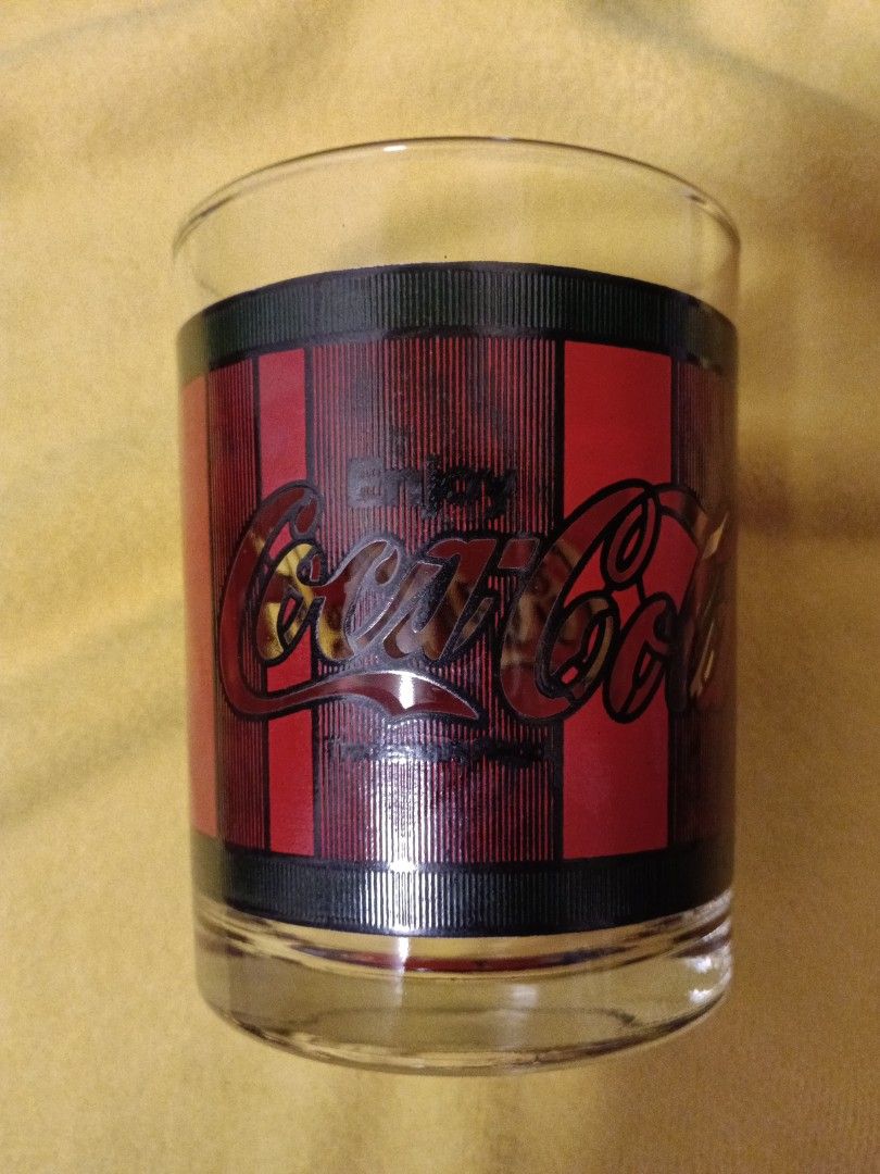 Coca-Cola Glass Red Stripe Design468762202976430080