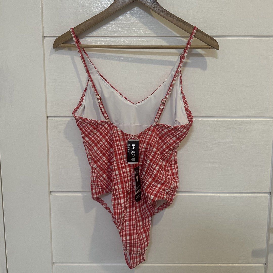 Cotton On Red Plaid One Piece (Category: Bikinis & Swimsuits) located in Pasay City. Submitted by limbies8 (Listing ID 1440865339, Image 2). Description: doesn’t fit me.