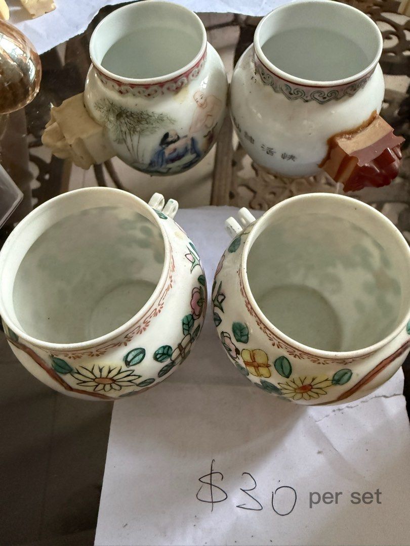 Cup set (Category: Homes & Other Pet Accessories) located in Singapore. Submitted by -jcs- (Listing ID 1440836713, Image 3). Description: Price are negotiable if buy more. Refer to price in each photo.