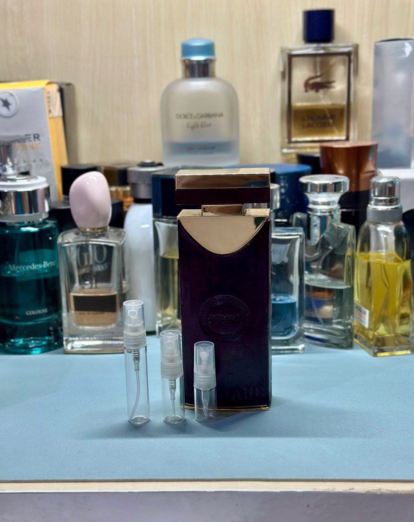 DECANT: Armaf Italiano Donna EDP (2ml,5ml) (Category: Fragrance & Deodorants) located in Rizal. Submitted by fougere_ (Listing ID 1440857064, Image 1). Description: 100% Authentic Genuine Original. a few sprays of this goes a long way. I do not use nor sell counterfeit frags. These aren’t off the shelf decants. I only prepare them after payment is settled, so please allow me a bit of time to get everything right. Decant only - not full bottle 2ml
