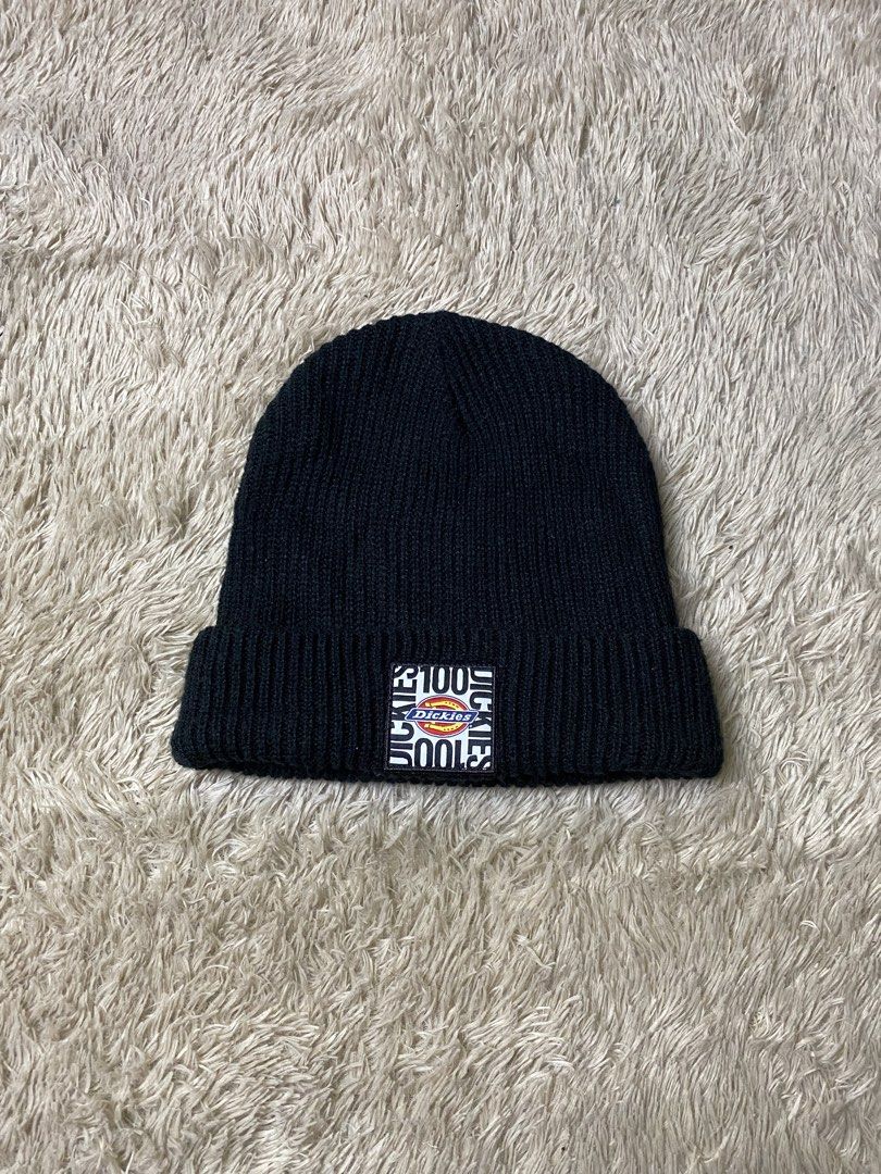 Dickies 100 Years Anniversary Beanie Hat (Category: Caps & Hats) located in Bogo. Submitted by royalivio069630 (Listing ID 1440800977, Image 1). Description: - Dickies Black Ribbed Beanie - Features 100 Years Anniversary logo patch - Made from 100% acrylic - Perfect for staying warm - Classic and simple design.