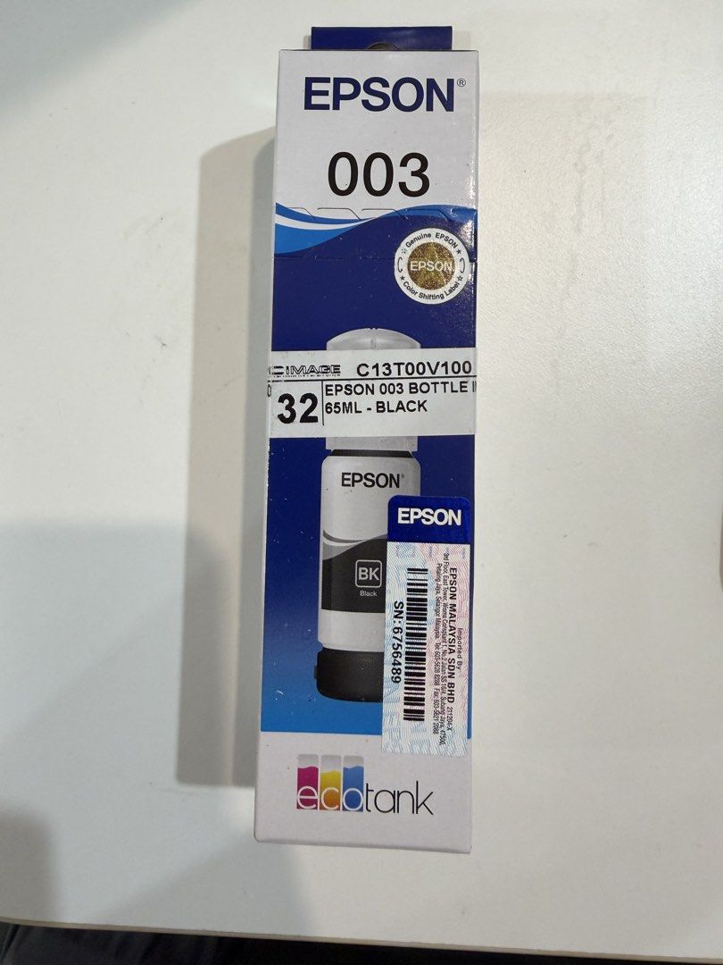 Epson Refill Ink Black 003468587956834805760