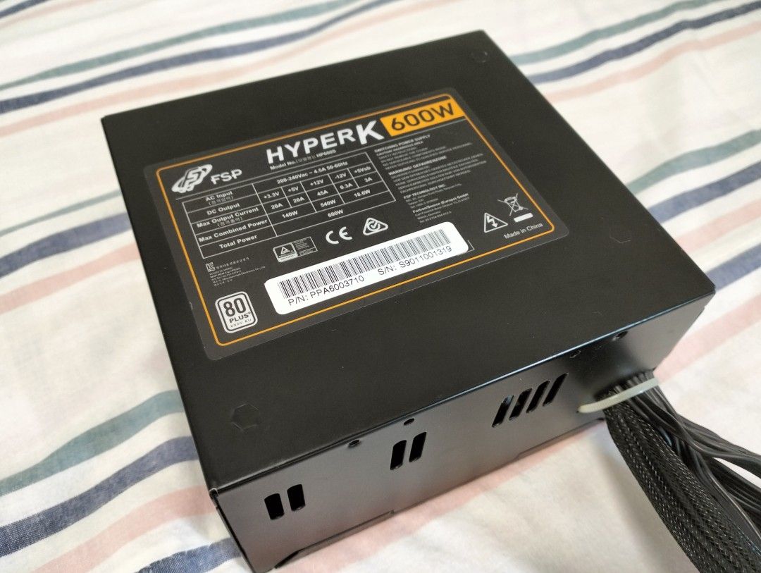 FSP HyperK 600W power supply468323498732431364