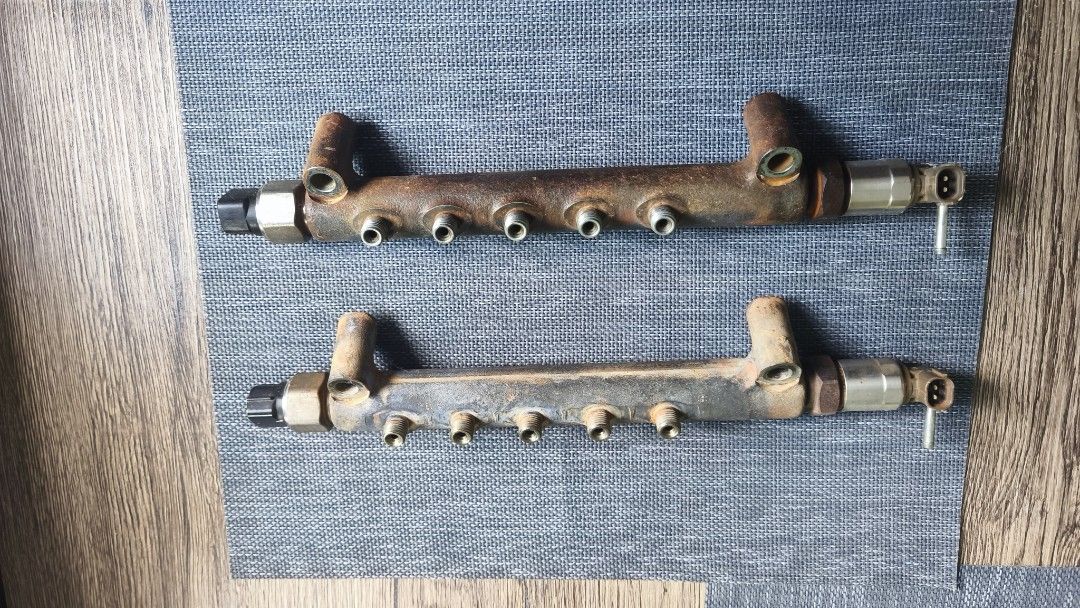 Fuel Injectors, Rail, and Pump for Diesel Engine (Category: Other Automotive Parts and Accessories) located in Caloocan City. Submitted by jazz_art (Listing ID 1440799206, Image 1). Description: RUSH SALE — OEM DIESEL & AUTO PARTS Selling original pull-out parts from running units. Good condition, tested, and ready install. Available Parts: ✔ Toyota D4D Injectors ✔ Isuzu CRDi Injectors ✔ Injector Driver / EDU ✔ Common Rail Assembly ✔ ABS Pump / M