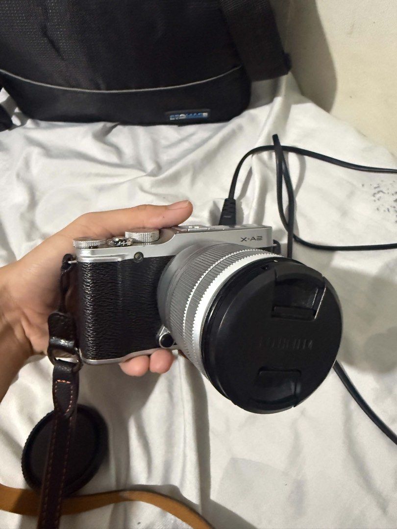 Fujifilm X-A2 Mirrorless Camera (Category: Cameras) located in Lipa City. Submitted by 6_feet_under (Listing ID 1440837668, Image 3). Description: Fujifilm X-A2 Mirrorless Inclusions: Kitlens 16-50mm Battery Strap Charger Viltrox 28 mm Af Good Condition.