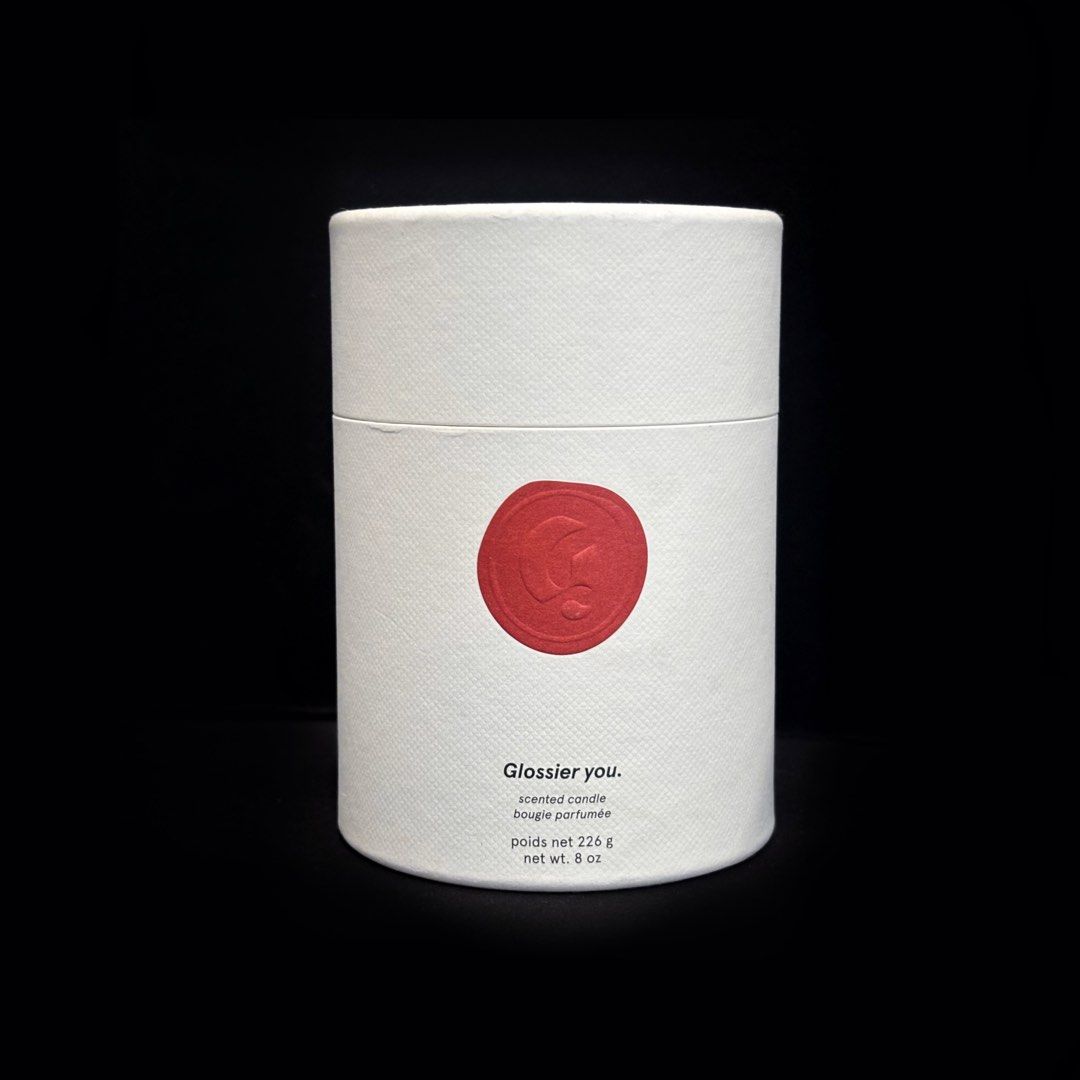 Glossier You Scented Candle 226g (Category: Home Fragrance) located in Manila. Submitted by moonstoneblue (Listing ID 1440830998, Image 1). Description: Brand new and unopened. Actual photos posted. Will be packed with bubblewrap & a box. Made with a vegan, non-paraffin blend of soy and coconut, with a burn time of up to 45 hours. Plus FREE Glossier pink pouch if you purchase three (3) or more Glossier items. I also have: - Glossier You Solid Per