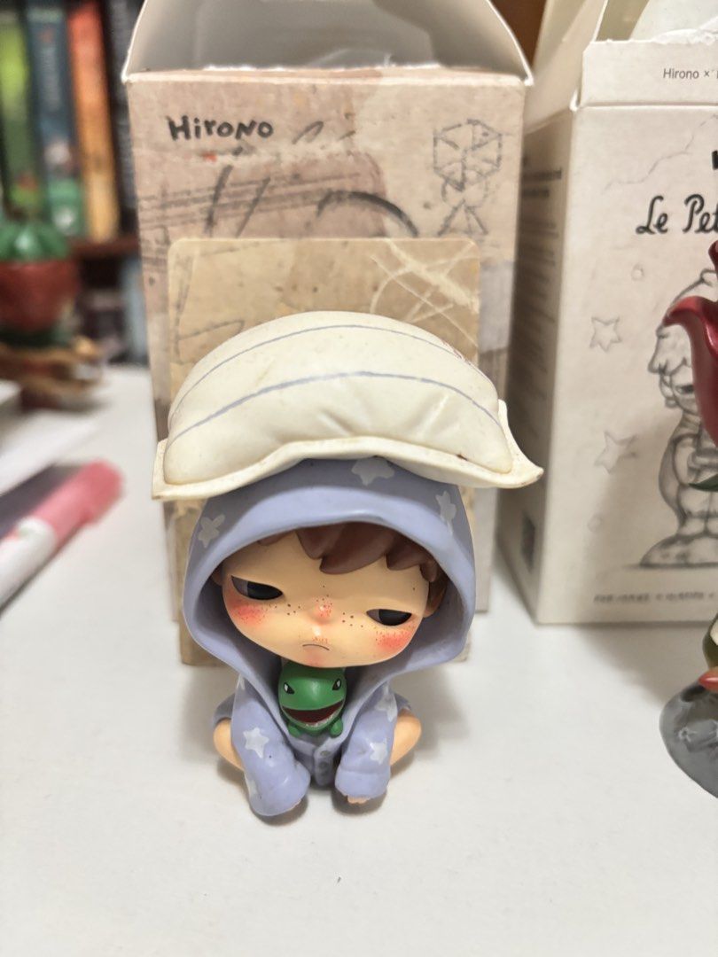 Hirono Figures (Category: Toys & Games) located in Las Pinas. Submitted by declutteringmyshelf (Listing ID 1440916485, Image 2). Description: Hirono Figures Le Petit Prince - Rose ₱600 Mime - Poem Echo - Staying up ₱550 each Complete w/ box, foil and card (except for the Rose) Loc: Las Piñas City Mop: Gcash/Gotyme Mod: grab, lalamove, j&t Rfs: Quitting PM for more photos.