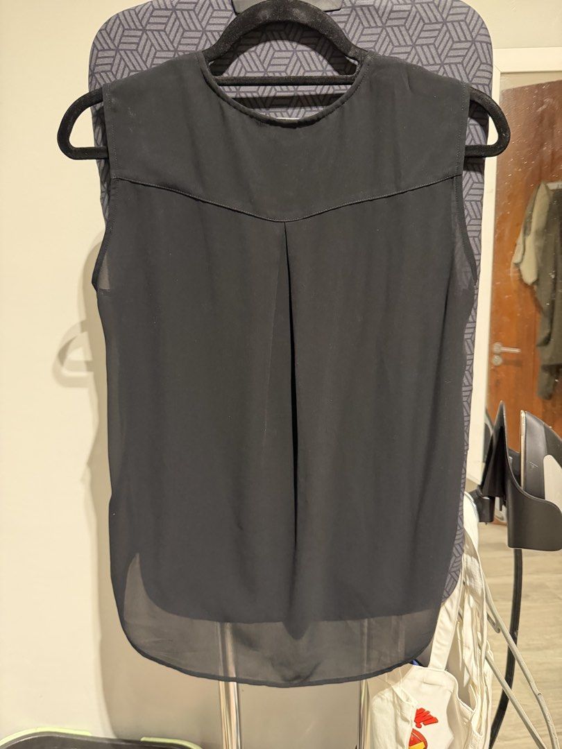 H&M Sheer Black Top Size XS (Category: Sleeveless) located in San Juan City. Submitted by denisesanjuan (Listing ID 1440901185, Image 3). Description: .