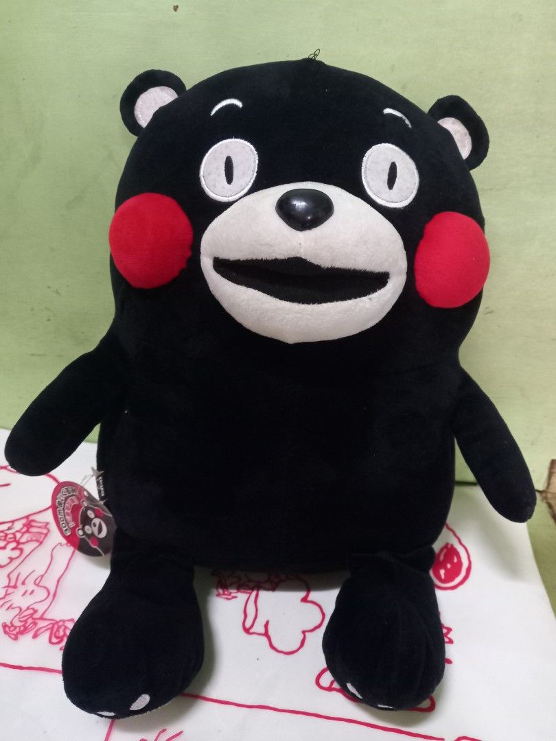 HUGGABLE 16" KUMAMON PLUSH TOY (Category: Plushies & Soft Toys) located in Manila. Submitted by cristobalc40322 (Listing ID 1440799681, Image 1). Description: VERY GOOD CONDITION ALMOST NEW NO ANYDAMAGE NO ANYSTAIN NO SCRATCHES NO FLAWS LOCATION QUEZON CITY BATASAN DSWD AREA IF MEET UP.
