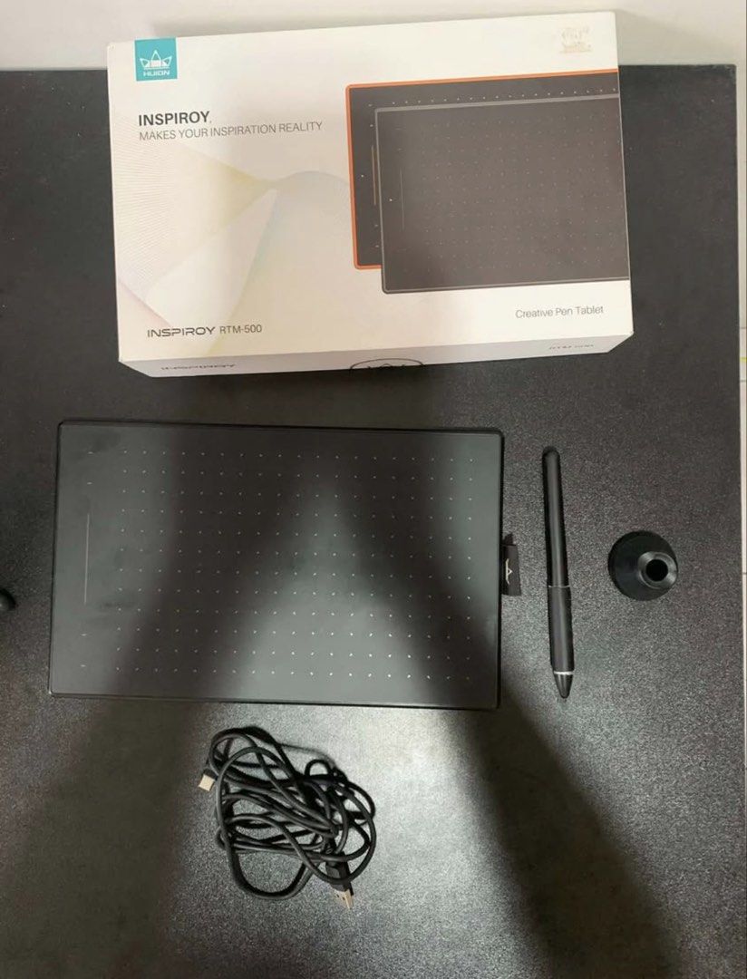 Huion RTM-500 (Used for osu!) (Category: Other Accessories) located in Batangas. Submitted by airconnn (Listing ID 1440860438, Image 1). Description: Used, only issue is the pen (its button covers are gone but could be replacable by finding parts online) Payment: Cash or Maya (Payment first before meetup) Preferably: Batangas City Area Accepting deliveries (like lalamove and idk) YOU will book and pay.