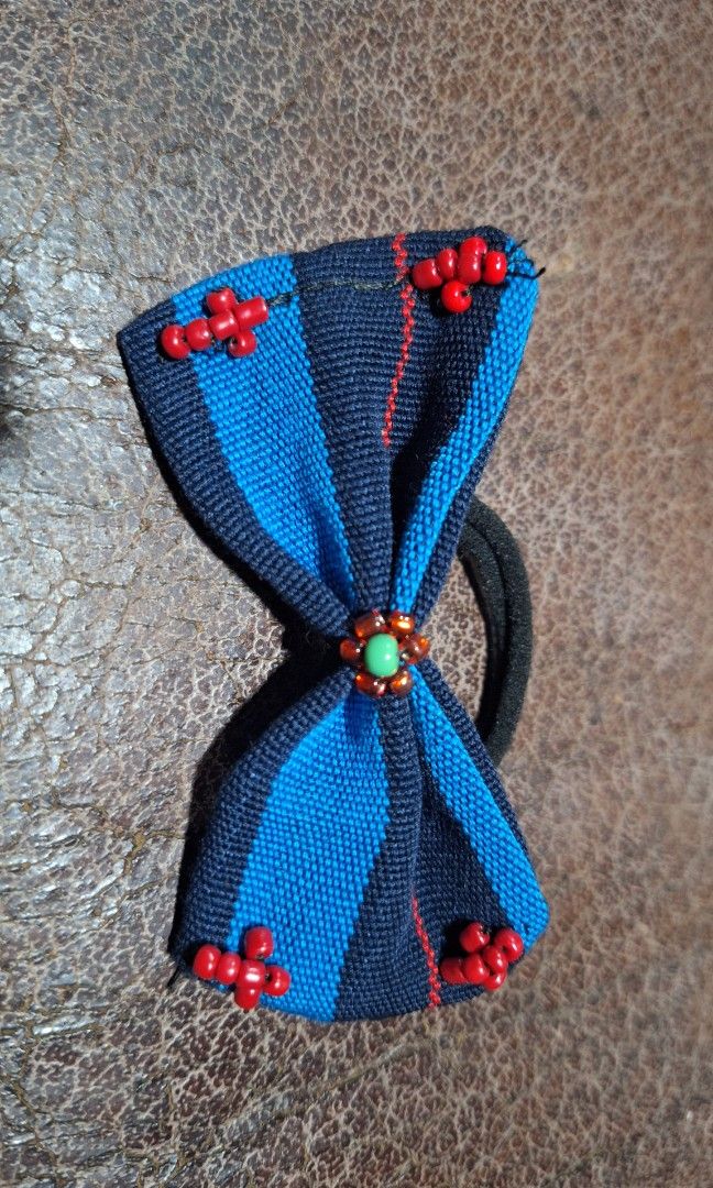 Inabel Ribbon Hairties (Category: Hair Accessories) located in Baguio. Submitted by alebyuu_083194ba (Listing ID 1440780533, Image 2). Description: - Cordilleran Inabel Hairties - Comes in Benguet/ Apayao/ Ifugao - Locally Made and Handmade - Php 50/ piece.