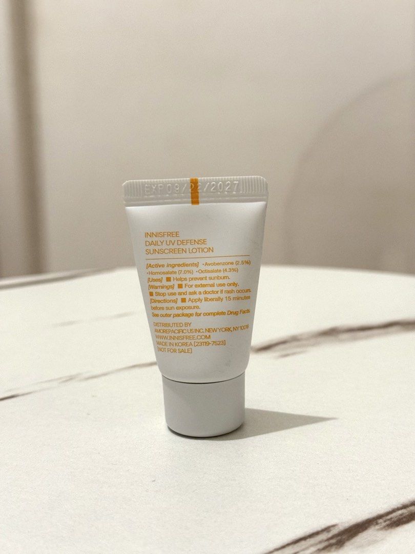 innisfree Daily UV Defense (Category: Face Care) located in Quezon City. Submitted by quirksandcurls (Listing ID 1440913987, Image 2). Description: .