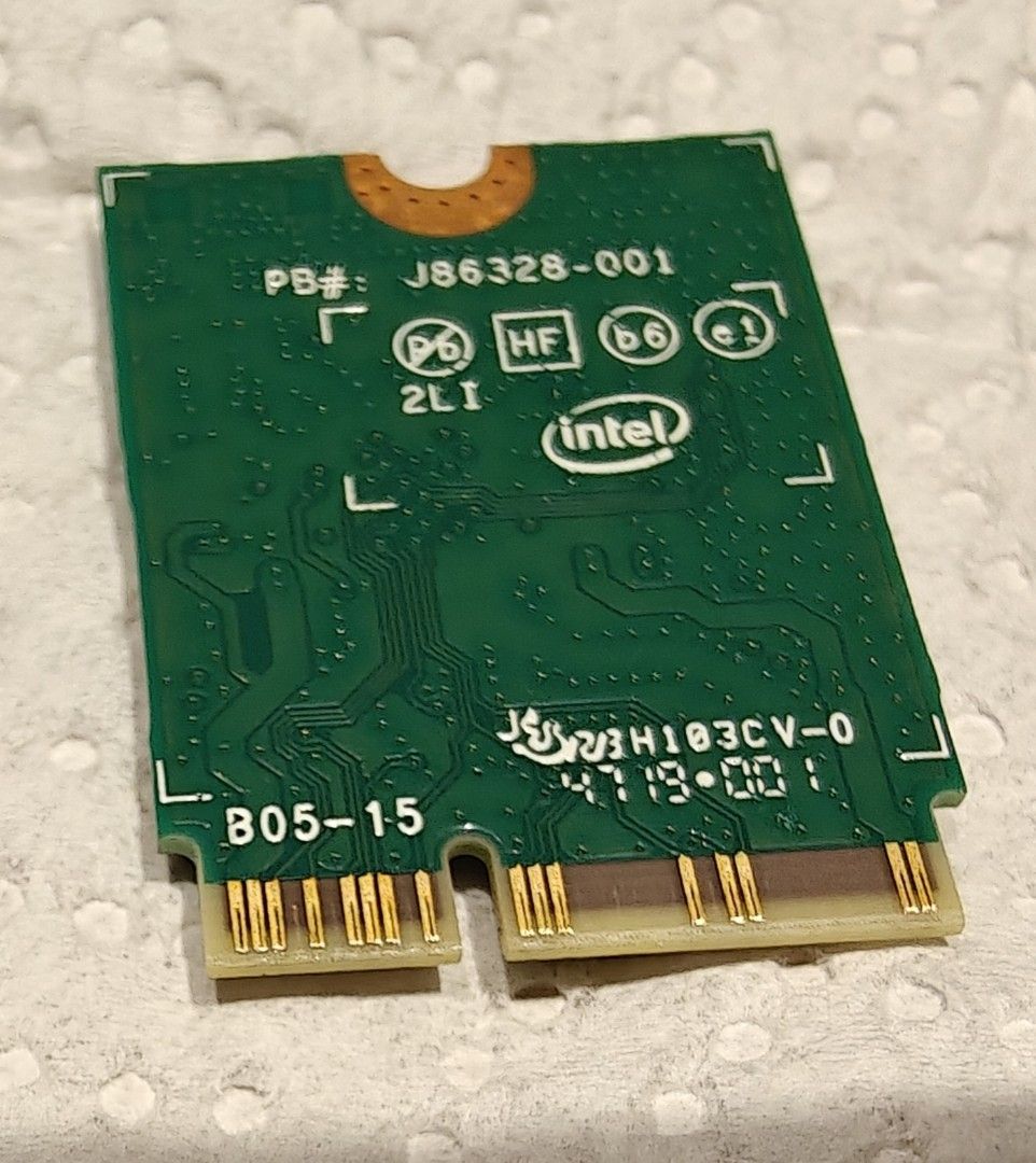Intel AX201NGW WiFi 6 Wireless Card468802515323463681