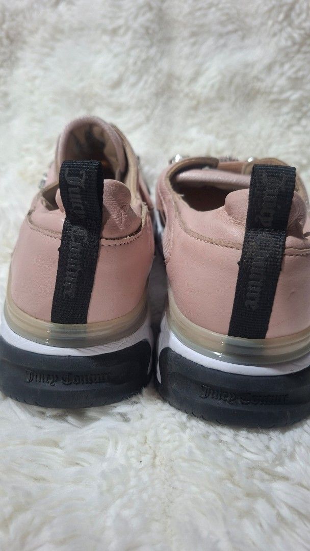 Juicy Couture Pink Embellished Sneakers (Category: Sneakers) located in Panabo. Submitted by Djars_Finds (Listing ID 1440928355, Image 3). Description: - Pink Juicy Couture slip-on sneakers - Embellished with pearls and rhinestones on the strap - Size 8 us womens peefect fits 7.5us womens - In excellent condition - With minimal signs of usage - no box - This are thrifted items so manage your expectations unless stated - What you see is what you g