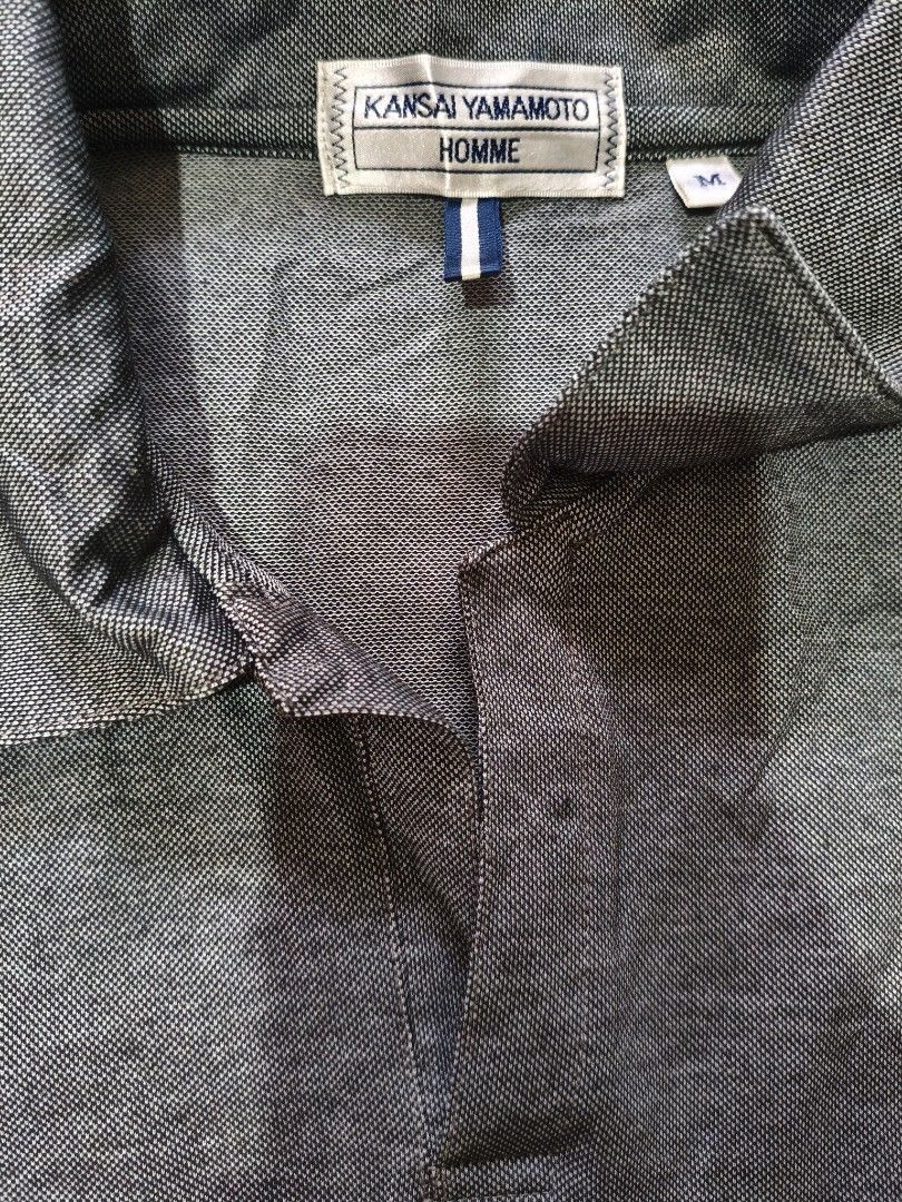 Kansai Yamamoto Polo (Category: Tshirts & Polo Shirts ) located in Pototan. Submitted by pastthreads (Listing ID 1440771651, Image 2). Description: Kansai Yamamoto Polo Medium on tag Dimensions Measured it in inches Length: 26 Width: 19 Excellent condition 850 Free SF.