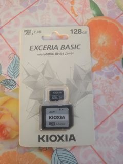 KIOXIA EXCERIA BASIC 128GB microSDXC Memory Card with SD Adapter475544699305338880