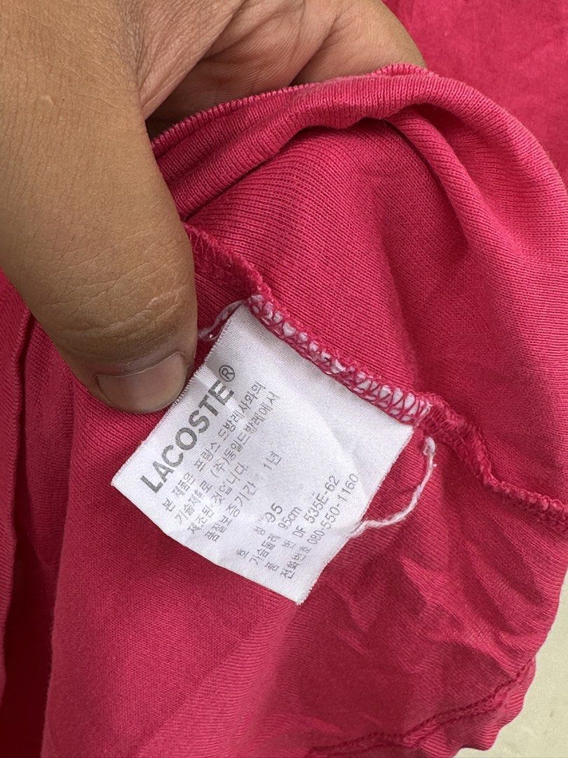 Lacoste V-neck polo shirt (Category: Shirts) located in Ozamiz City. Submitted by quick_done_deals (Listing ID 1440811123, Image 3). Description: 🛒 ** Lacoste V-neck polo shirt ** 💯 Excellent Condition 📐 Dimes: L21xW20 🔍 Issue: None 🎨 Color Rate: 9.5 / 10.