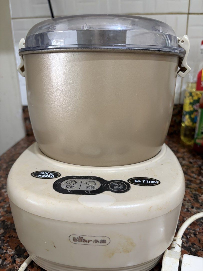 Lahome Bear Electric Bread Dough Mixer (Category: Other Kitchen Appliances) located in Manila. Submitted by akingkingking (Listing ID 1440902874, Image 2). Description: - Automatically mixes and kneads dough for you - With consistent temperature to allow dough to rise / rest - Simple one-touch operation with a go/start button. - Durable black inner pot for easy cleaning - buyer to shoulder shipping fee and arrange pick up from sta. Mesa manila .