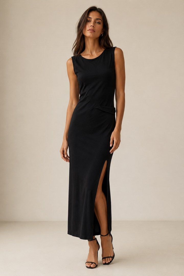 LANVIN SILK MIDI DRESS WITH FRONT SLIT (Category: Dresses) located in Pasig City. Submitted by vetementsdemanila (Listing ID 1440913180, Image 1). Description: LANVIN SILK MIDI DRESS WITH FRONT SLIT New without tags Size: MEDIUM (Runs small, will fit XS-SMALL) Bust: 34 inches Waist: 30 inches Length: 48 inches P2750 PLUS SHIPPING.