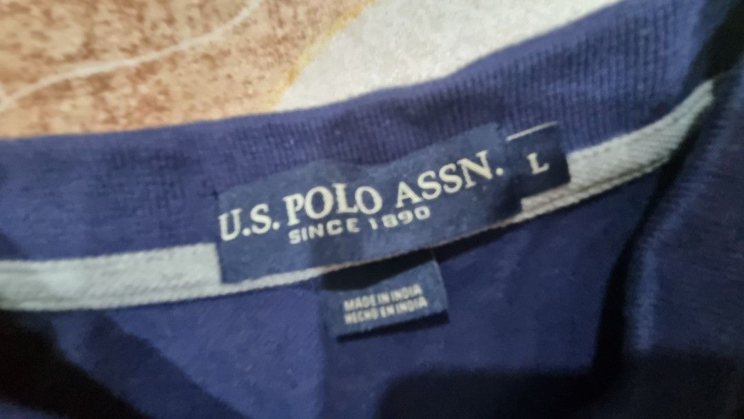 Large US polo (Category: Tshirts & Polo Shirts ) located in Santa Rosa. Submitted by ronalyn0321 (Listing ID 1440804192, Image 2). Description: Used once Large Excellent condition Mode of payment gcash Shipping services j&t or LBC cop.