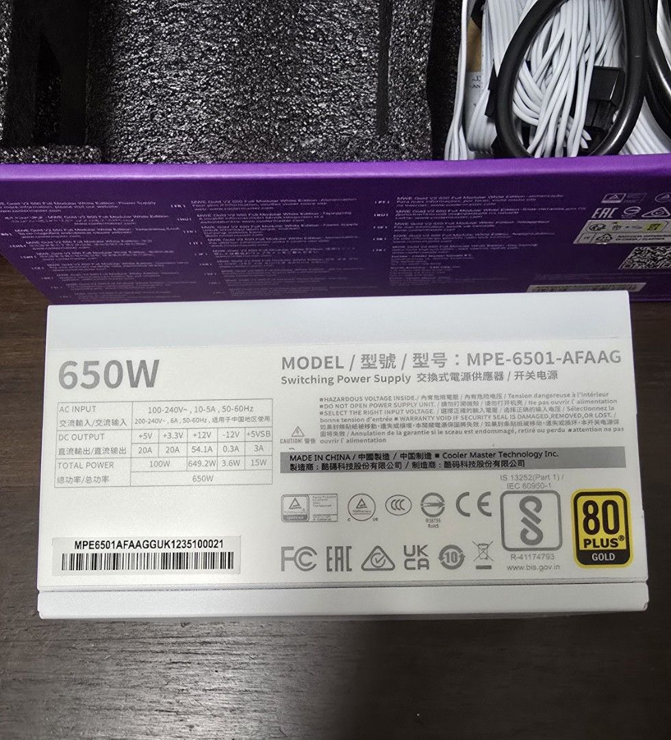 Limited Edition MWE Gold 650W Fully Modular White468570917412556803